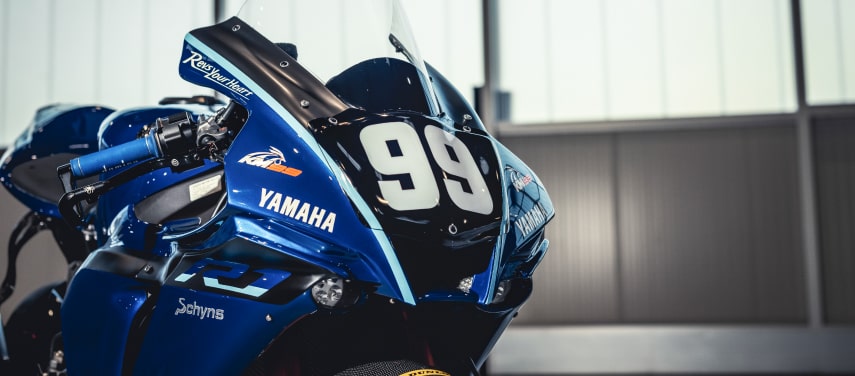 Yamaha R1 de KM99 préparée par Mario Kupper