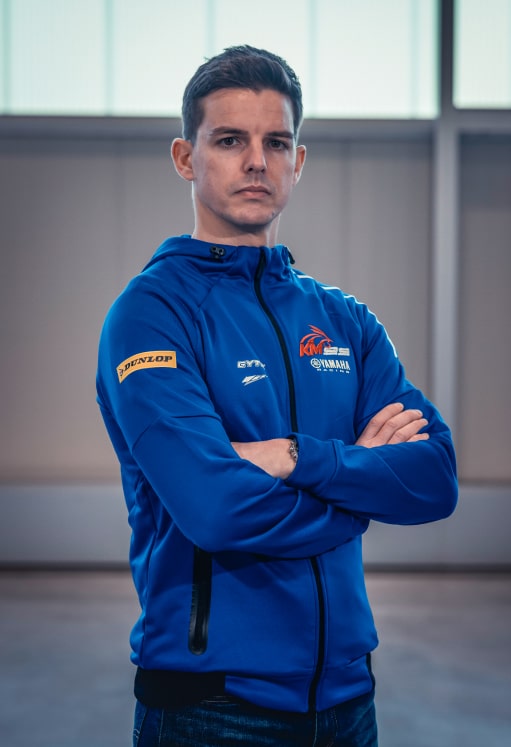 Bastien Mackels, rider of the team KM99