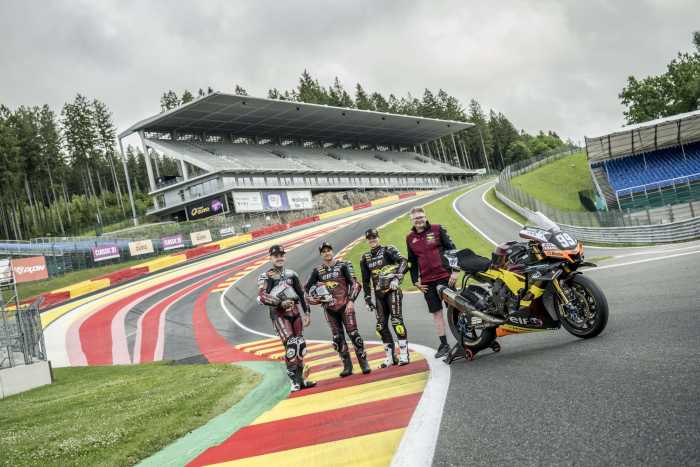 Une course à domicile marquée par une météo typiquement ardennaise pour l'Équipe Elf Marc VDS /KM99 aux 8 Heures Spa Motos, Seconde Manche du FIM EWC