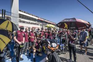 The Elf Marc VDS / KM99 Team forced to retire due to engine failure at the 2025 Bol d’Or, final round of the FIM EWC